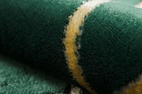 Koberec EMERALD exkluzívny 1012 glamour, styl geometrický, marmur fľaškovo zelený / zlatý