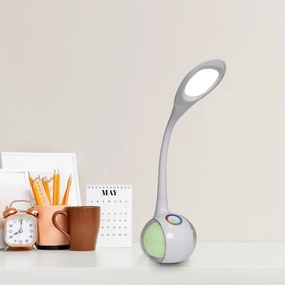 LED RGBW Stmievateľná dotyková stolná lampa COSMOS LED/6,5W/230V biela