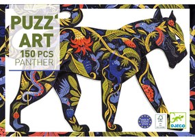 Puzzle art - Čierny panter - 150 ks
