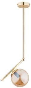 Luster na tyči LIBERTY 1xE14/40W/230V zlatá/béžová