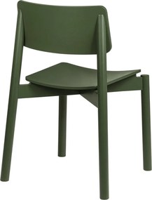 Zelená stohovateľná jedálenská stolička Wem – noo.ma