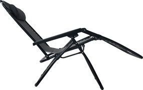 TRENDIE Záhradné ležadlo sivé