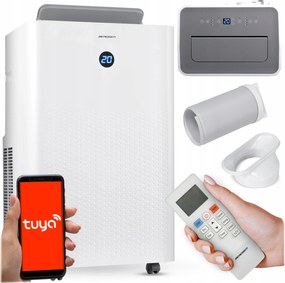 Prenosný klimatizátor 5v1 14000 Btu, odvlhčovač vykurovania WiFi 37 l/24 h Berdsen