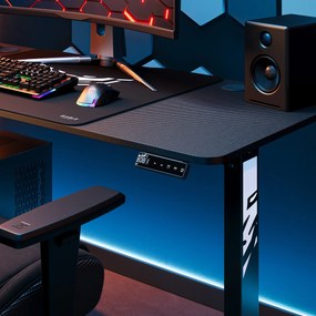 Výškovo nastaviteľný stôl Diablo X-Tensio 1400 čierny