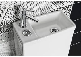 Aqualine - Kombinované WC s umývadlom HYGIE keramika/biela