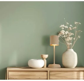 Globo 58487S - LED stmievateľná dotyková nabíjateľná stolová lampa DIXON 1,5 W/5 V 2200 mAh béžová