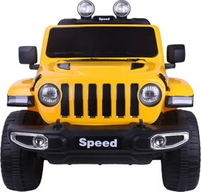 LEAN CARS Elektrické vozidlo na batérie FT-938 4x4 žlté lakované