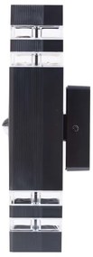 Vonkajšie nástenné svietidlo so senzorom BREZZA 2xGU10/35W/230V IP65