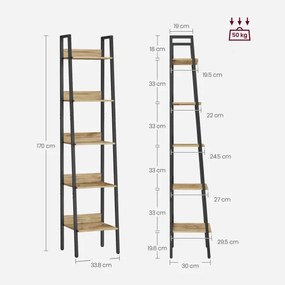 Polica LLS109B88 dub artisan