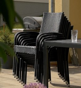 Záhradný jedálenský set Viking XL + 8x ratanová stolička Paris