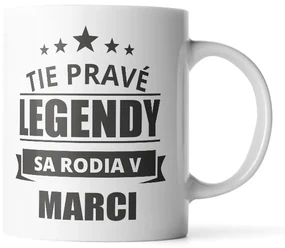 Sablio Hrnek Ty pravé legendy se rodí v březnu - 890 ml - XXL