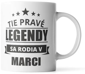 Sablio Hrnek Ty pravé legendy se rodí v březnu - 890 ml - XXL