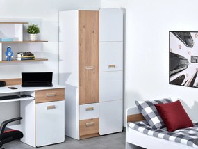 Nábytok do študentskej izby Clerigo 04 (biela). Akcia -20%. Vlastná spoľahlivá doprava až k Vám domov. 1137300