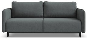 Tmavosivá rozkladacia/s úložným priestorom pohovka 226 cm Luana – Makamii