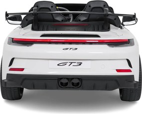 Ramiz Detské pretekárske auto Porsche 911 GT3 MP4 biele
