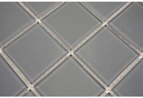 Sklenená mozaika CM4SE20F Crystal uni sivá 30x30 cm