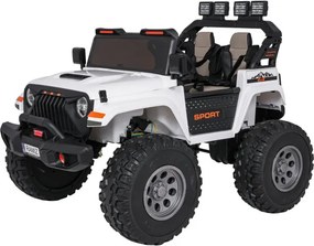 Elektrické autíčko Extreme Sport 4x4 biele
