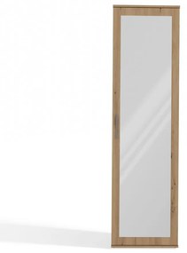 Šatníková skriňa Dialogos 1 (dub artisan) (so zrkadlom). Akcia -19%. Vlastná spoľahlivá doprava až k Vám domov. 1132540