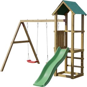 Marimex | Detské ihrisko Marimex Play Basic 008 + zelená šmykľavka | 11640470