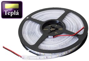 LED pásik - SMD 2835 - 5m - 60LED/m - 10,8W/m - IP67 - teplá biela