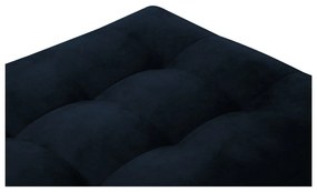 Modrá zamatová podnožka Milo Casa Santo