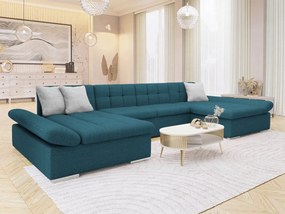 Rohová rozkladacia pohovka Agata Premium, Dostupné poťahy: Terra 15 + Terra 15 + Terra 06 ECO