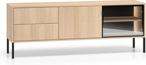 TV stolík Harmona 160 cm s osvetlením - dub lindberg