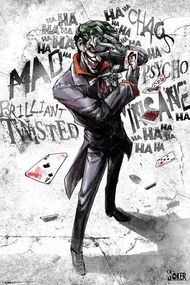 Plagát, Obraz - DC Comics - Joker Type, (61 x 91.5 cm)