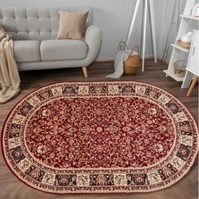 DC Koberec Orient ovál 006 červená Rozmer: 60×100 cm