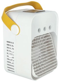 KIK Ventilátor klimatizace zvlhčovač vzduchu stříbrný