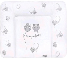 Prebaľovacia podložka mäkká New Baby Emotions biela 85x70 cm