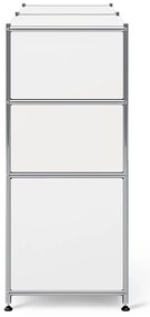 Kovová komoda »CN3« so 6 zásuvkami, biela