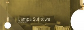 Stropné svietidlo LUXO zlaté
