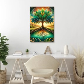 Obraz mystický strom života pri jazere