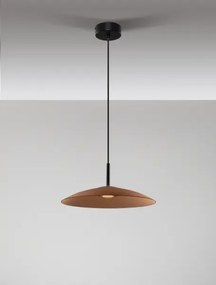 LED čierno-moca hnedé moderné svietidlo Polifemo 40