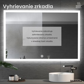 Zrkadlo s LED osvetlením F3
