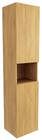Kúpeľňová skrinka vysoká SAT Feel 36x165x32 cm dub medový mat SATFEELV36DM, 1 ks