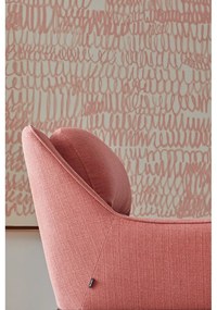 Ružové kreslo Teulat Sadira