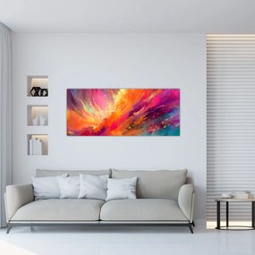 Obraz - Dynamická abstrakcia (120x50 cm)