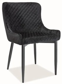 Čierna stolička COLIN B