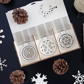 SENTOP | Vianočné ozdoby z dreva a plastu, Vianočné dekorácie drevené , drevené doplnky PR0107-Christmas decoratio HEU-