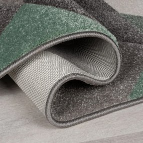 Flair Rugs, Kusový koberec Hand Carved Aurora Mint, 200x290, zelená, kancelária