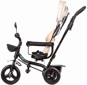 ECOTOYS Detská trojkolka s rotačným sedadlom  BEIGE