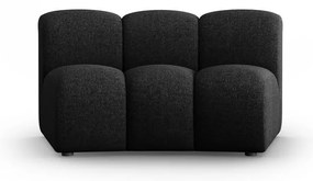 Čiernoantracitový modul pohovky (stredový diel) Lupine – Micadoni Home