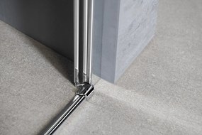 Aqualine Aqualine, PILOT otočné sprchové dvere 1000mm, sklo BRICK, PT100W