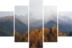 Obraz - Výhľad na hrebene hôr (150x105 cm)