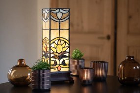 Stolná lampa Tiffany Fleur - 12 * 35 cm 1x E14 / Max 40W