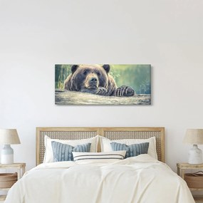 Obraz medveďa (120x50 cm)