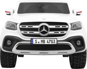 Ramiz Mercedes Benz triedy X pre deti Biely pickup + diaľkové ovládanie + pohon 4x4