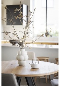 Okrúhly rozkladací jedálenský stôl v dekore duba v prírodnej farbe ø 135 cm Maddock – Rowico